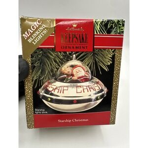 Hallmark Keepsake Ornament – Starship Christmas (1990)